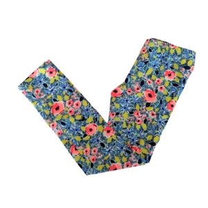 Cat & Jack Girls Colorful Cotton Floral Kids Leggings Size 5T